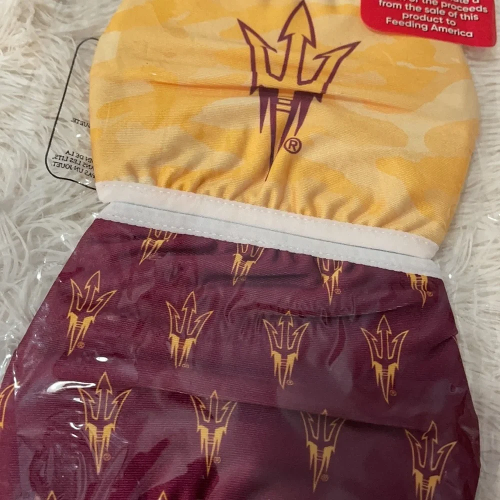 6/$20 New set/3 Arizona State face masks
